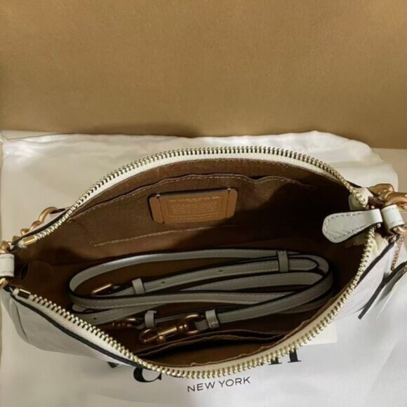 Coach Teri Shoulder Bag In Signature Canvas - Picture 6 of 11